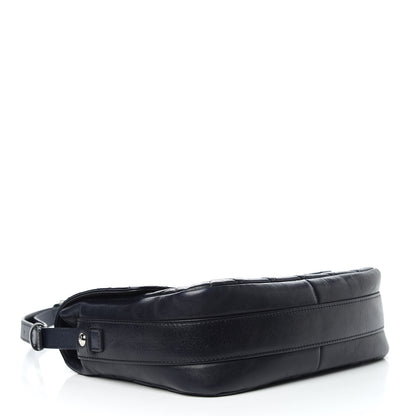 Chanel Lambskin Quilted Messenger Bag Dark Navy 4 of 13