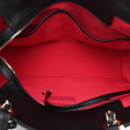 Chanel Calfskin CC Zipped Shopping Tote Black 5 of 10