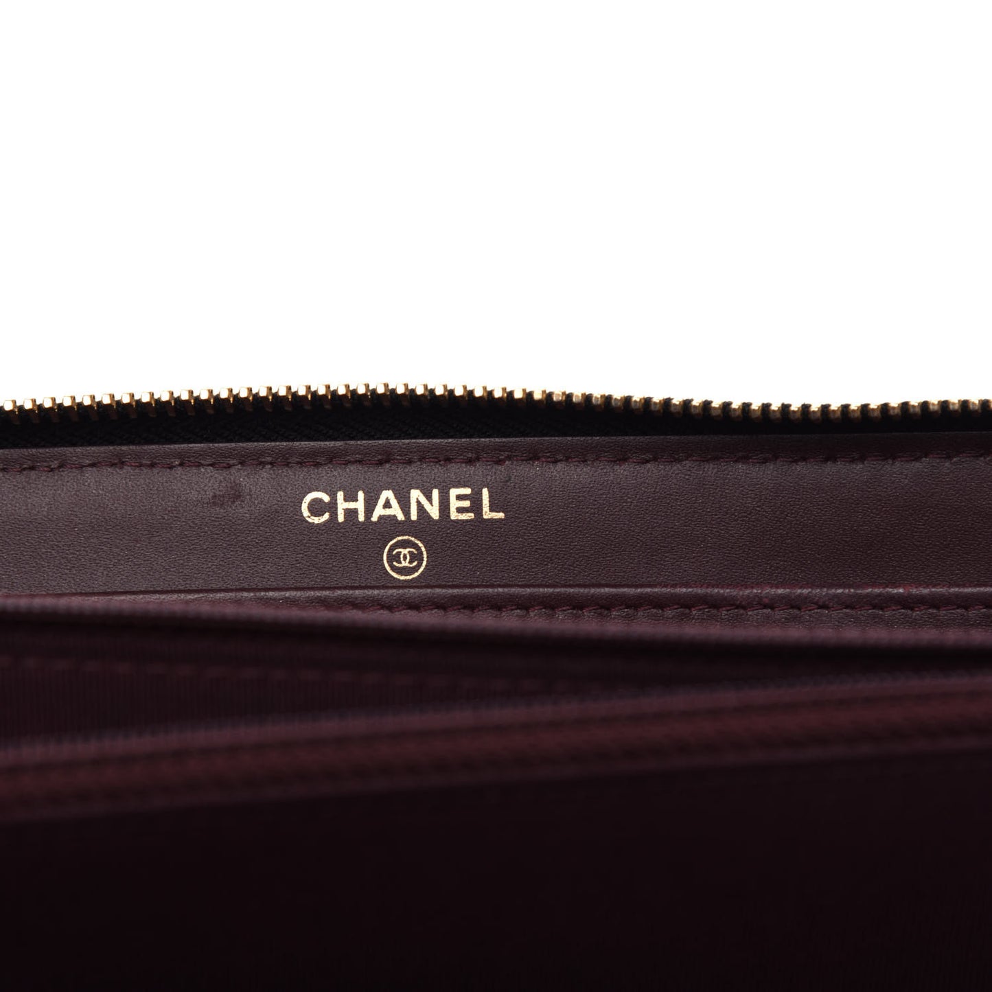 Caviar Quilted Large Gusset Zip Around Wallet Black