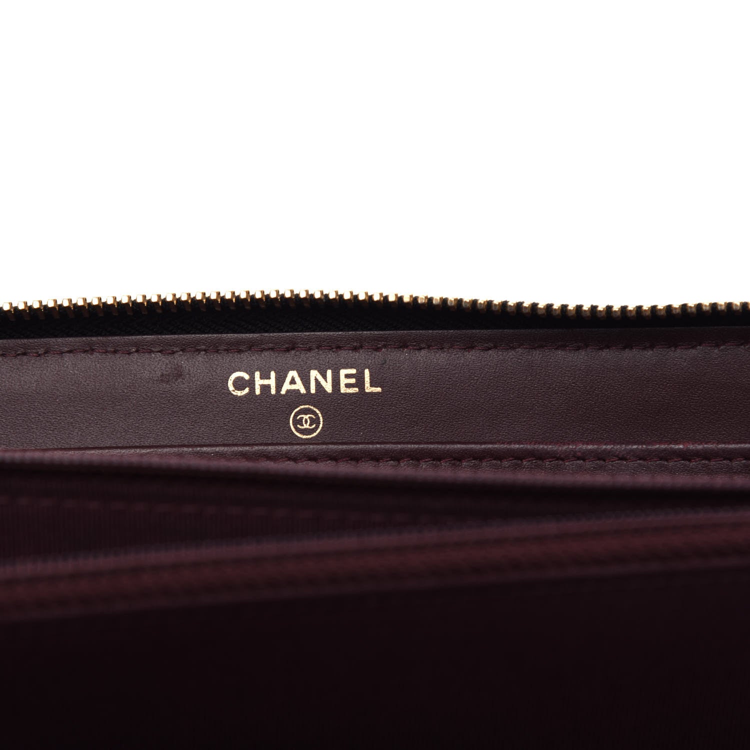 Chanel Caviar Quilted Large Gusset Zip Around Wallet Black 6 of 9