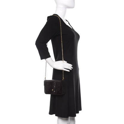 Louis Vuitton Vernis Pochette Felicie Chain Wallet Amarante 2 of 11