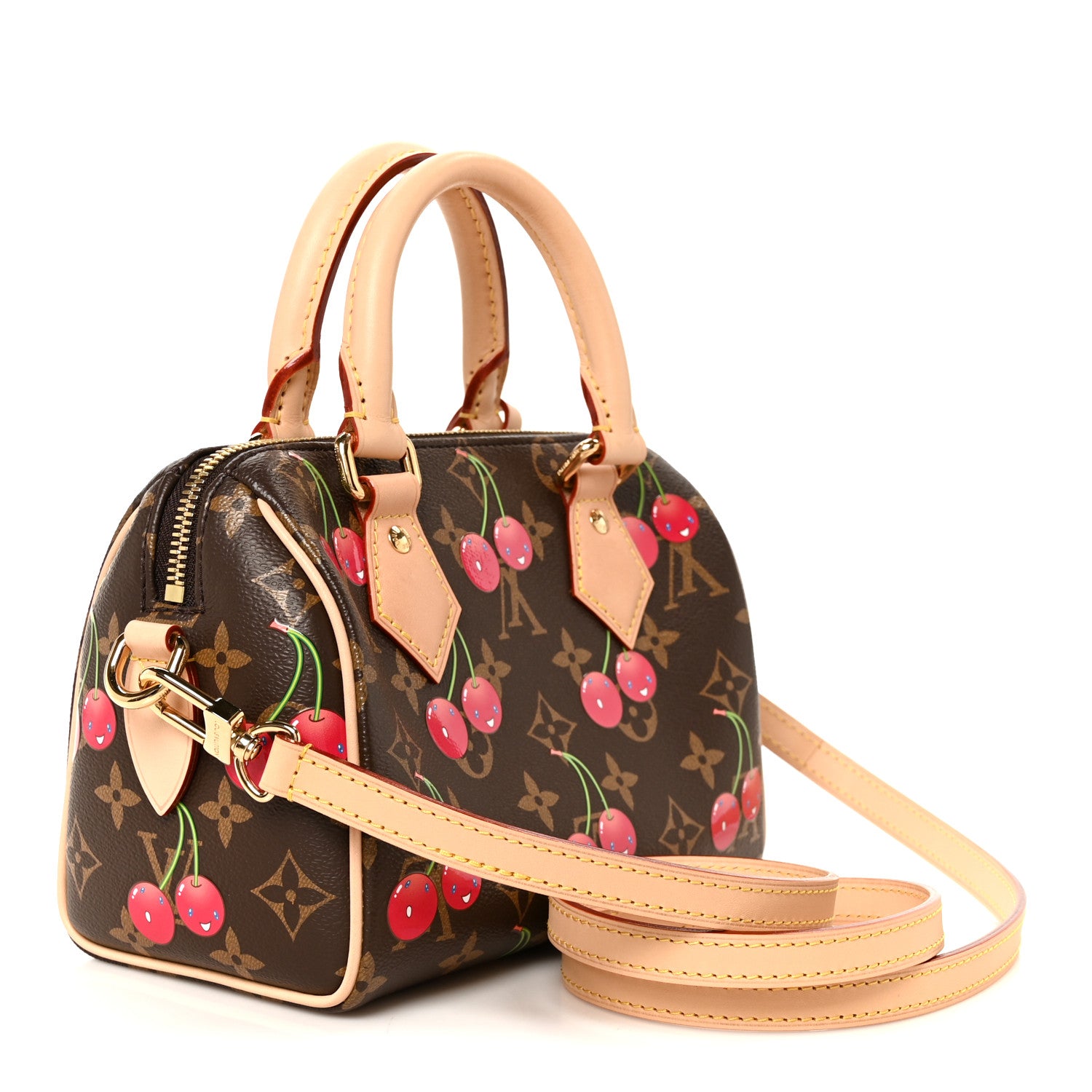 Louis Vuitton LV X TM Monogram Cerises Speedy Bandouliere 20 3 of 11