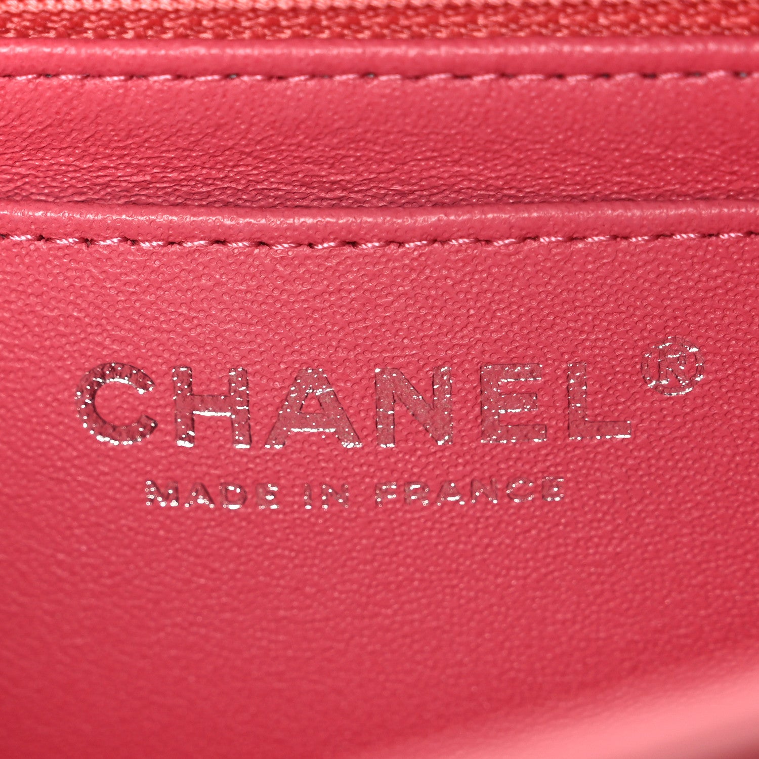Chanel Lambskin Quilted Mini Rectangular Flap Pink 5 of 10