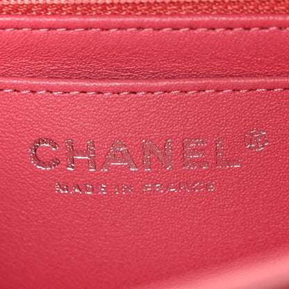 Chanel Lambskin Quilted Mini Rectangular Flap Pink 5 of 10