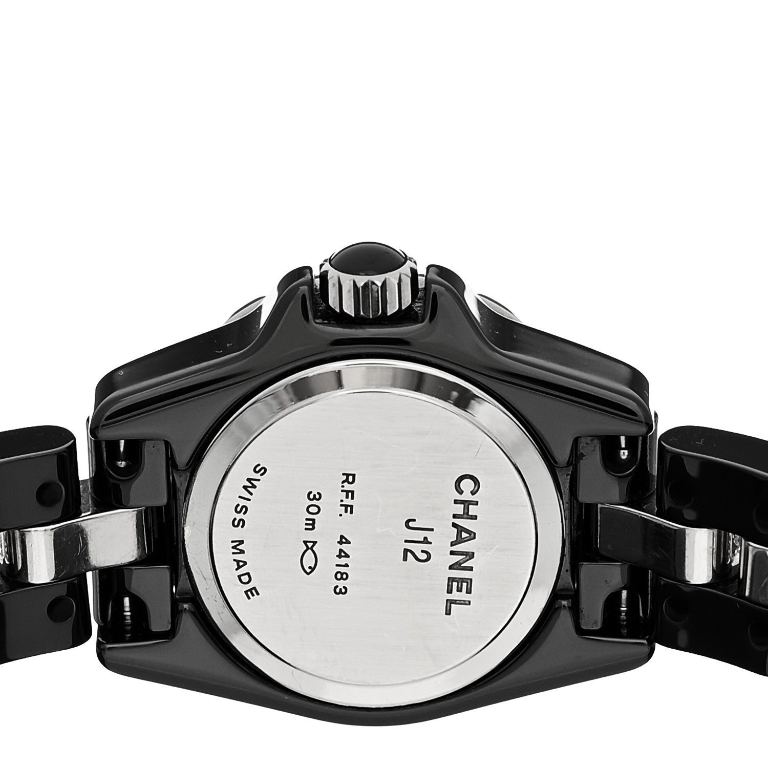 Chanel Stainless Steel Ceramic Diamond Bezel 19mm J12 XS Quartz