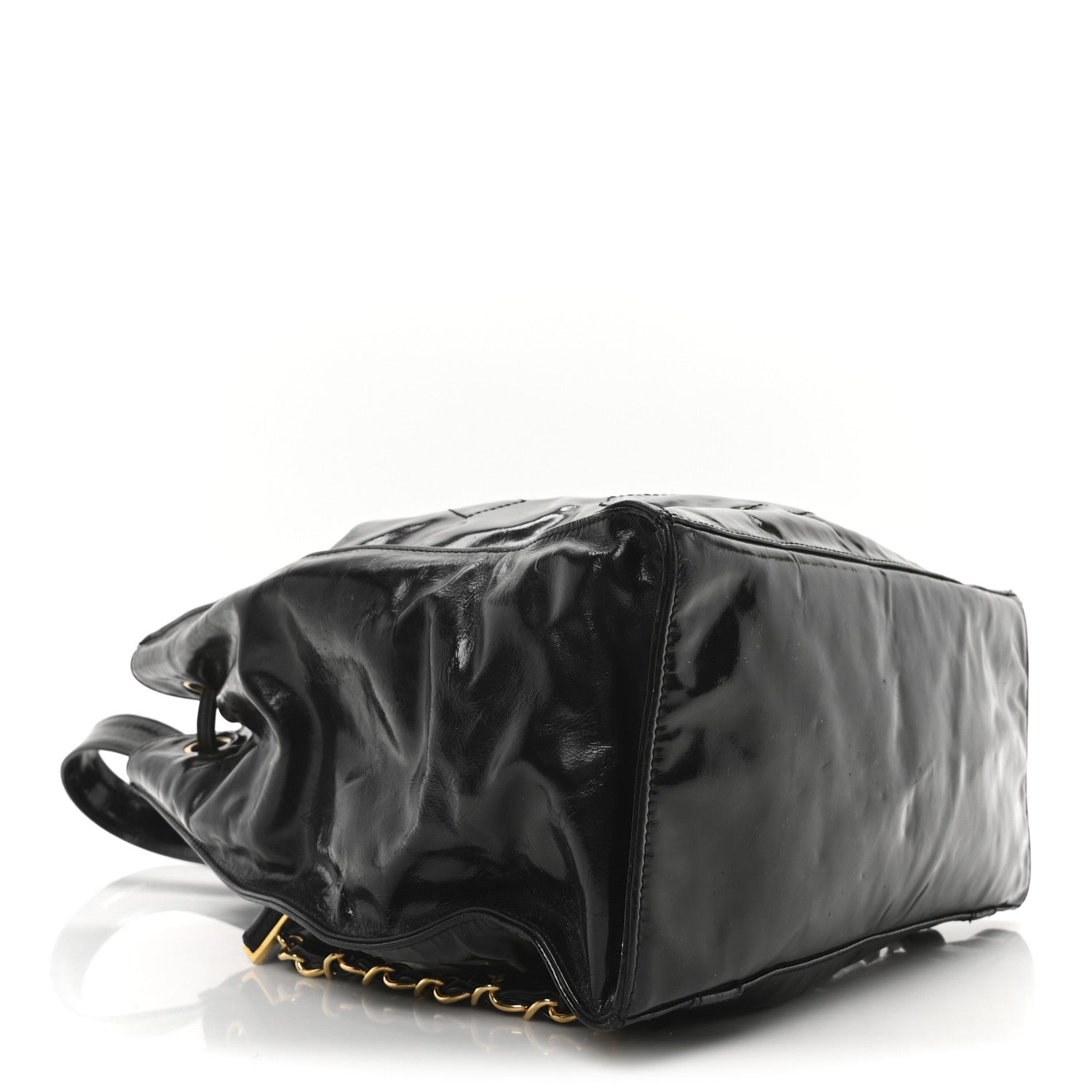 Chanel Paten Timeless CC Drawstring Backpack Black 4 of 10