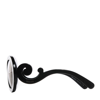 Prada Baroque Sunglasses SPR 27N Black 2 of 7