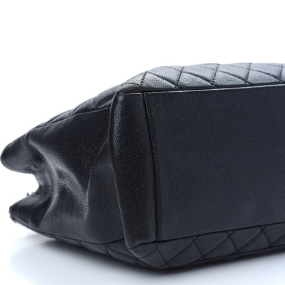 Chanel Caviar Quilted Grand Shopping Tote GST Black 8 of 12
