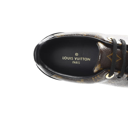 Louis Vuitton Patent Monogram Frontrow Sneakers 38 7 of 10