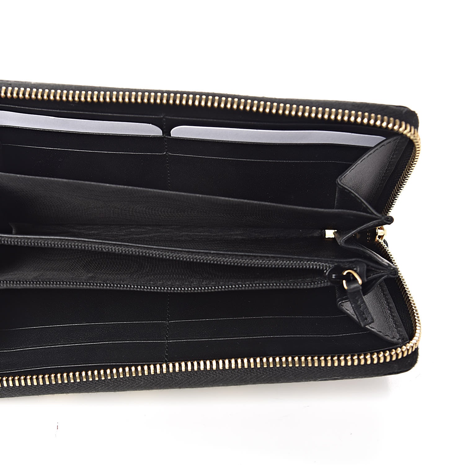 Gucci GG Supreme Monogram Bees Zip Around Wallet 5 of 7