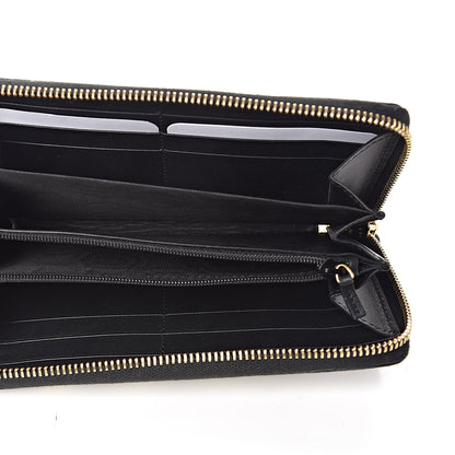Gucci GG Supreme Monogram Bees Zip Around Wallet 5 of 7