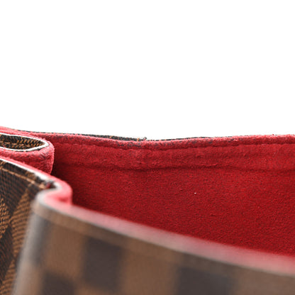 Louis Vuitton Damier Ebene Caissa Hobo Cherry 15 of 25