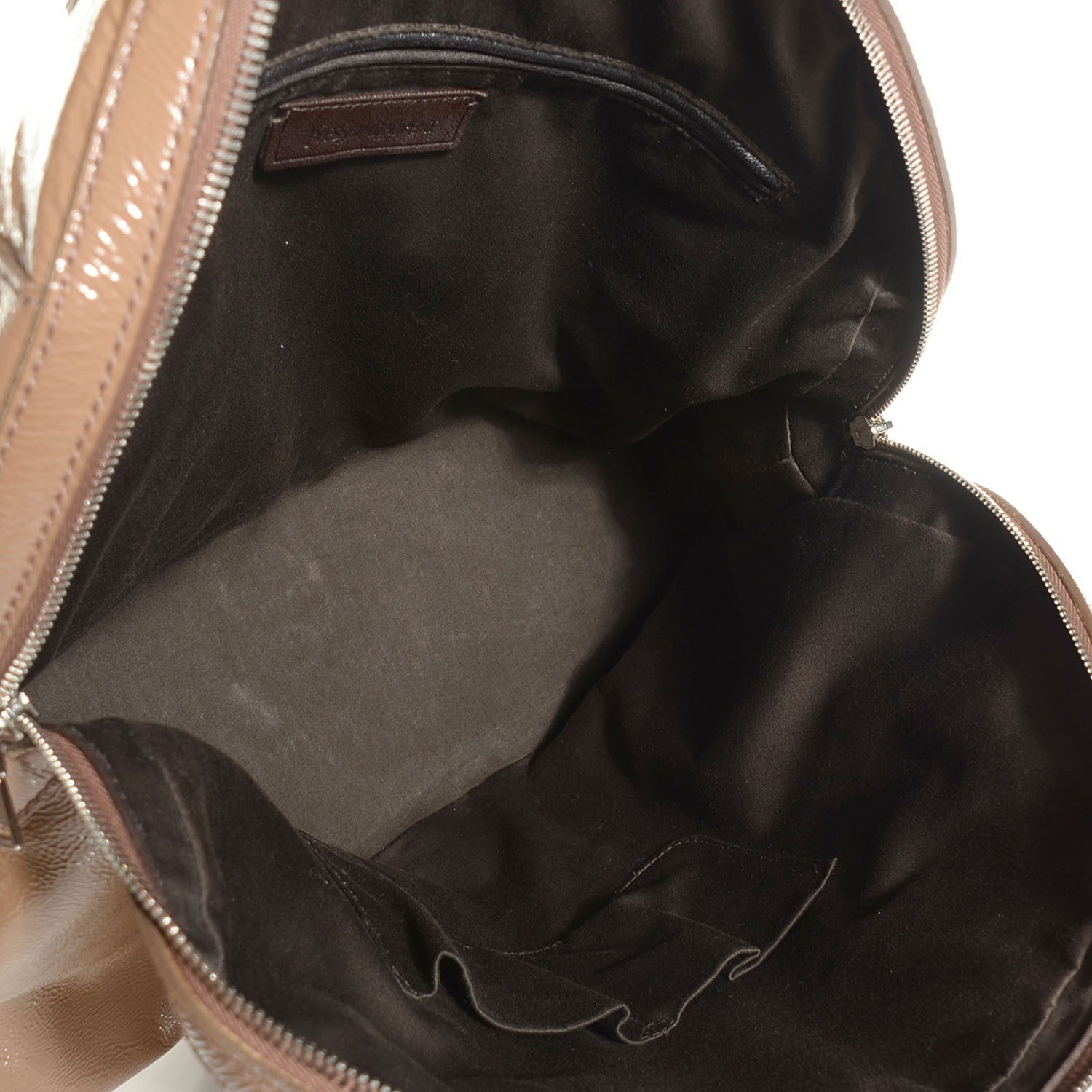 Saint Laurent Patent Oversized Muse Beige 5 of 9