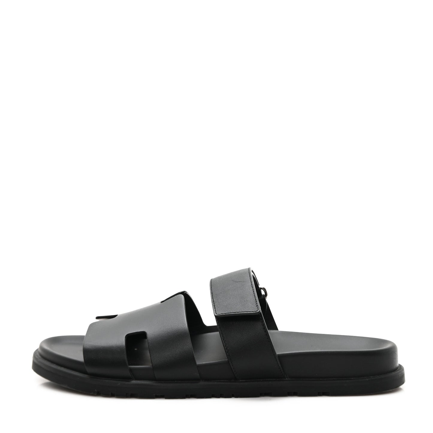 Calfskin Mens Chypre Sandals 42 Black