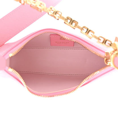 Givenchy Smooth Calfskin Mini Moon Cut Out Shoulder Bag Bright Pink 5 of 10