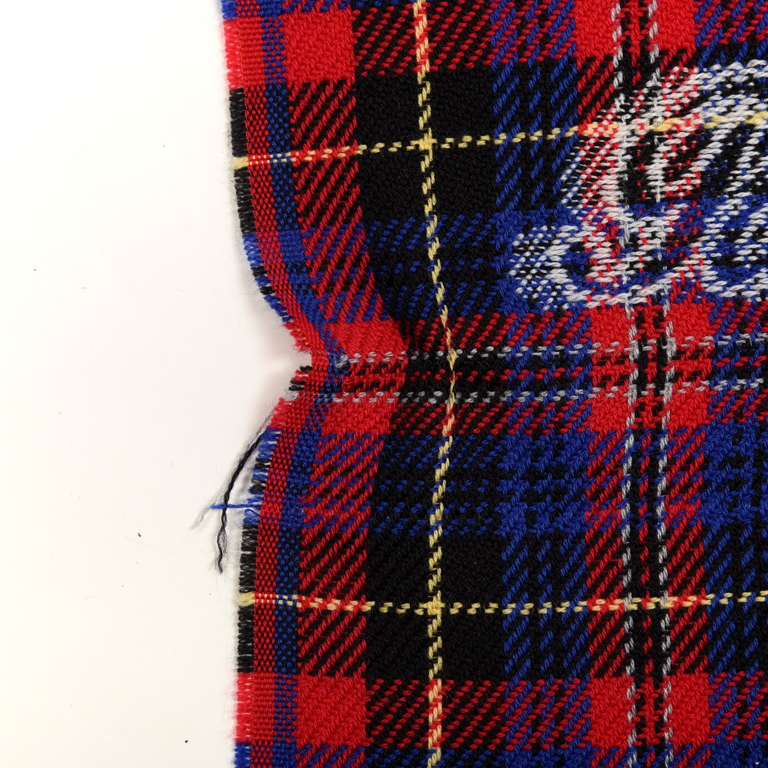 Gucci Wool Plaid L'Aveugle Par Amour Scarf Red 4 of 4