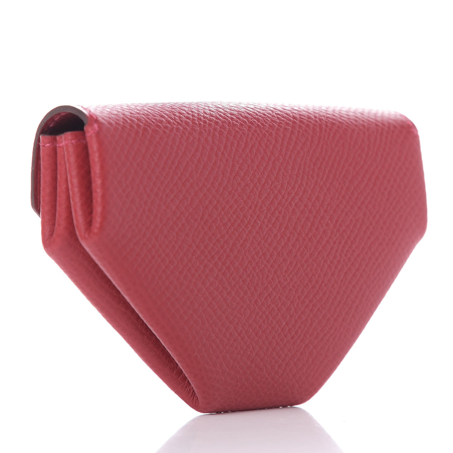 Hermes Epsom 24 Change Purse Rouge Casaque 3 of 7