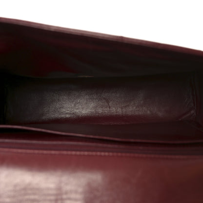 Chanel Lambskin Vertical Quilted CC Flap Shoulder Bag Burgundy 5 of 10