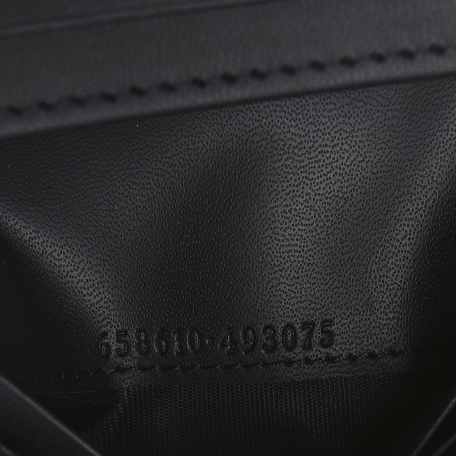 Gucci Denim GG Supreme Monogram Calfskin GG Marmont Card Case Black 7 of 8