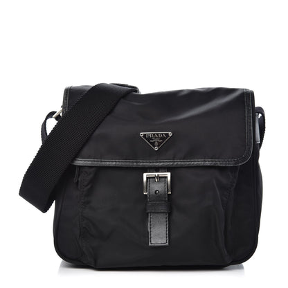Prada Nylon Vela Messenger Black 1 of 11