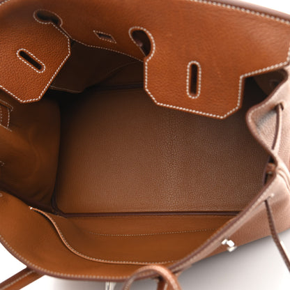 Hermes Natural Barenia Faubourg Birkin 35 Fauve 5 of 13
