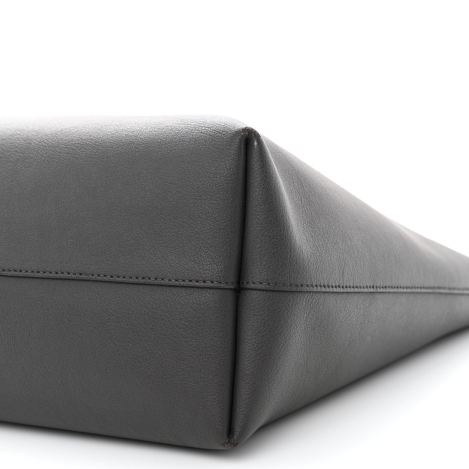 Saint Laurent Calfskin Large Shopping Tote Asphalt 13 of 21