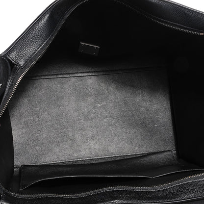 Celine Drummed Calfskin Suede Large Trapeze Black 8 of 8