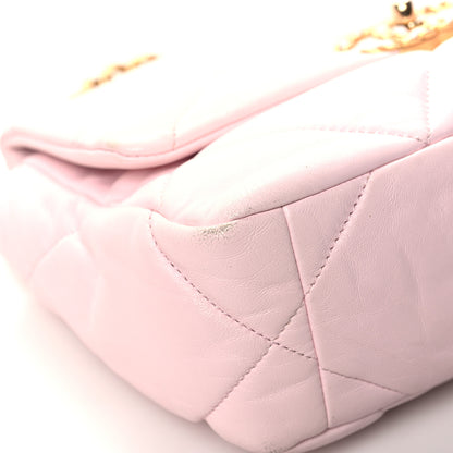 Chanel Lambskin Quilted Medium 19 Flap Light Pink 9 of 13