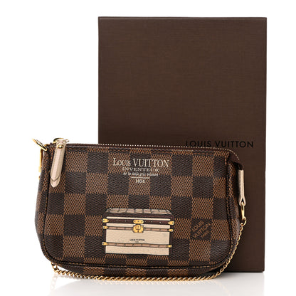 Louis Vuitton Damier Ebene Trunks and Locks Mini Pochette Accessories 8 of 8