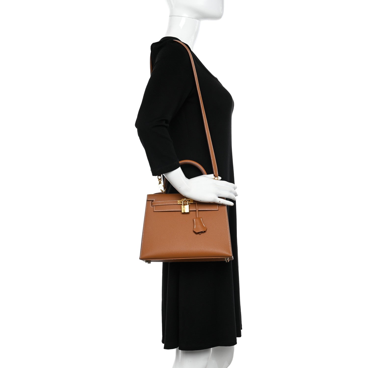 Hermes Epsom Kelly Sellier 25 Gold 2 of 11