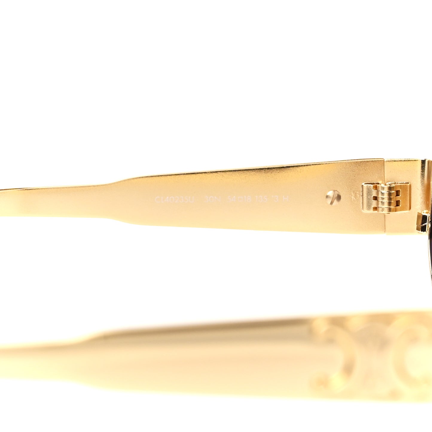 Metal Triomphe 01 Sunglasses CL40235U Gold Green