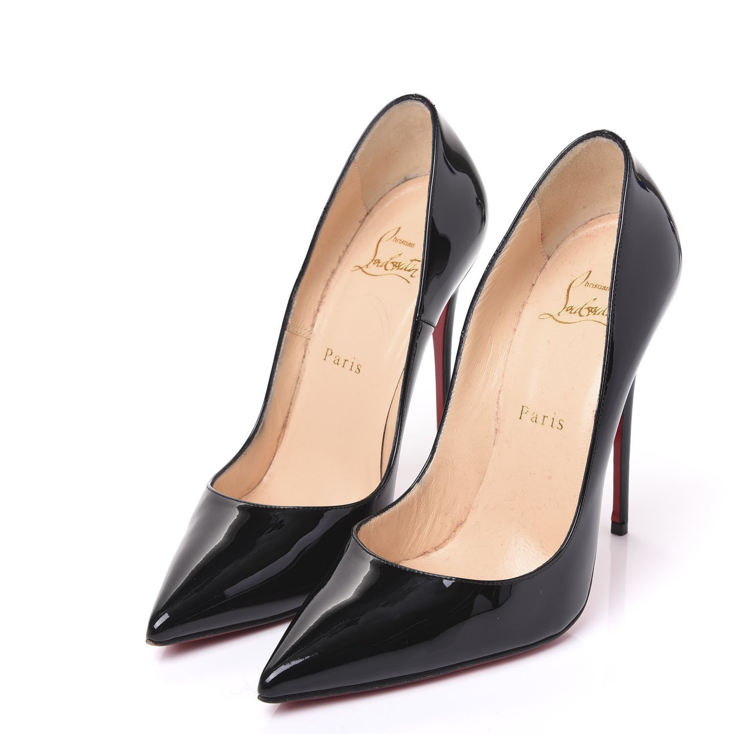 Christian Louboutin Patent So Kate 120 Pumps 37.5 Black 3 of 7
