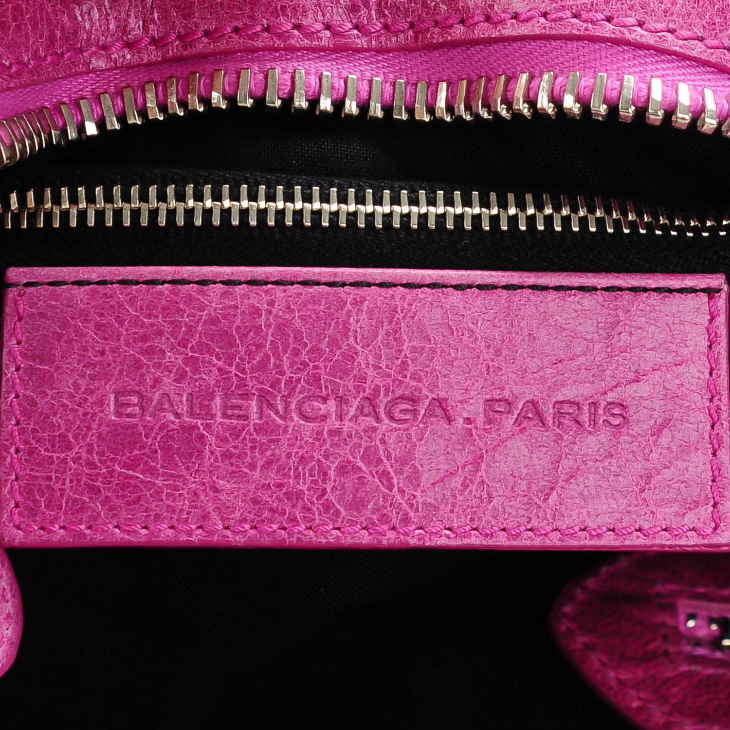 Balenciaga Agneau Canvas Floral Giant 21 Silver Hardware City Magenta 6 of 9