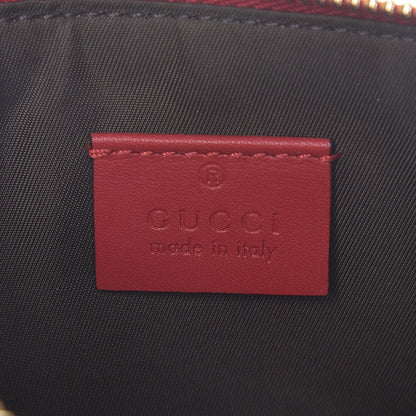 Gucci GG Supreme Monogram Merveilles Lips Zip Pouch Hibiscus Red 6 of 8
