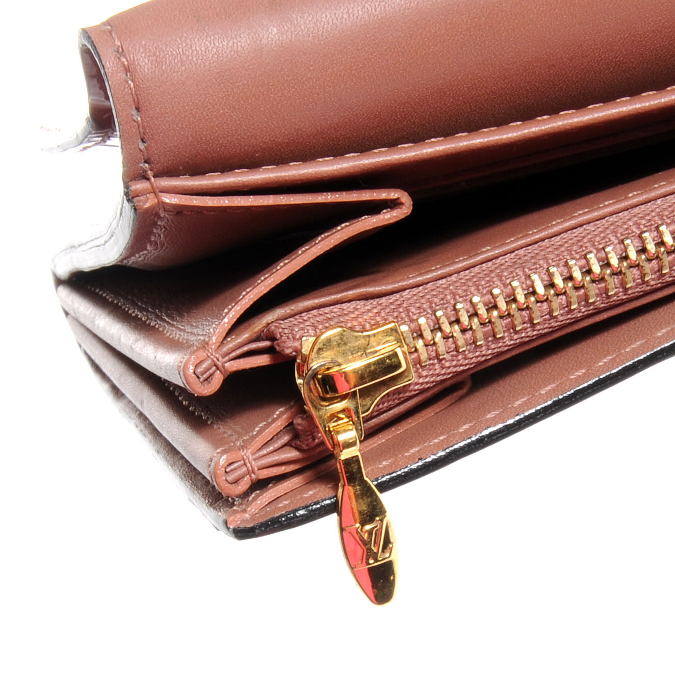 Louis Vuitton Vernis Sarah Wallet Rose Velours 11 of 11