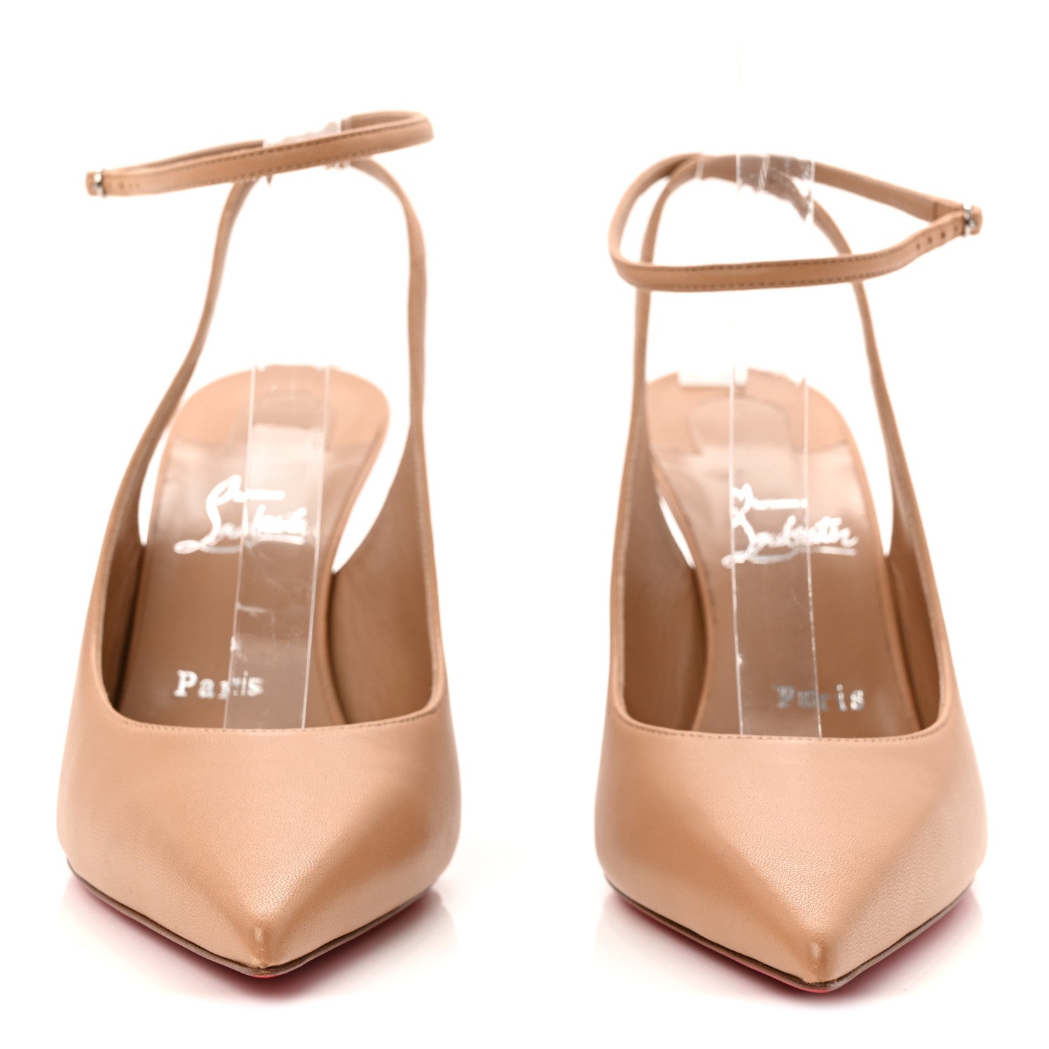 Christian Louboutin Nappa Condora Strap 85 Pumps 39.5 Toffee 3 of 9