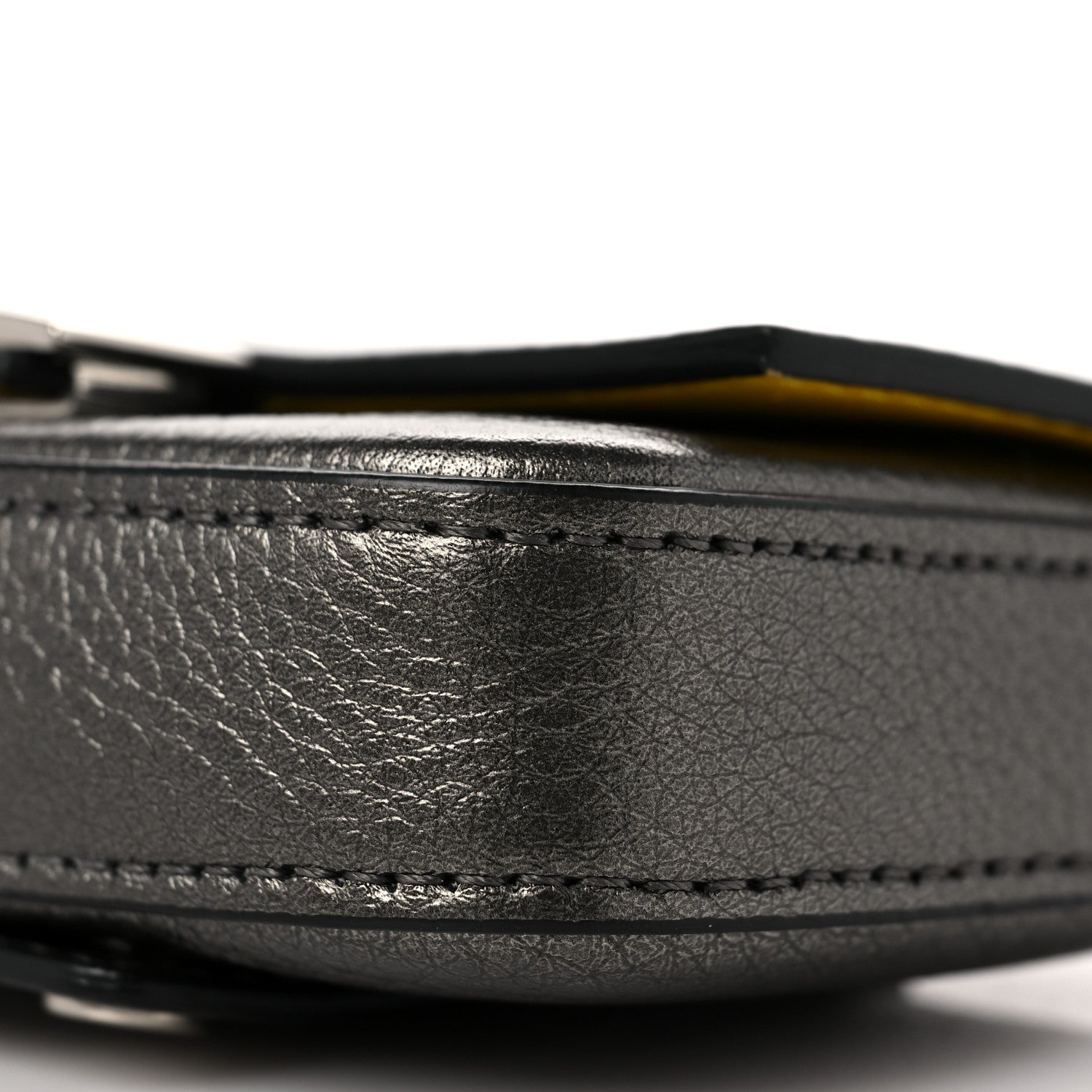 Fendi Cuoio Romano Lux Nano Baguette Charm Graphite 8 of 8