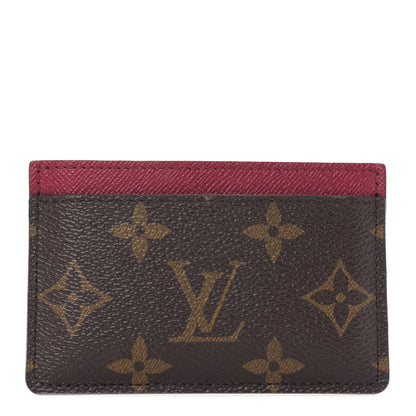 Louis Vuitton Monogram Card Holder Fuchsia 1 of 9