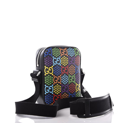 Gucci GG Supreme Monogram Psychedelic Messenger Bag Black 2 of 11