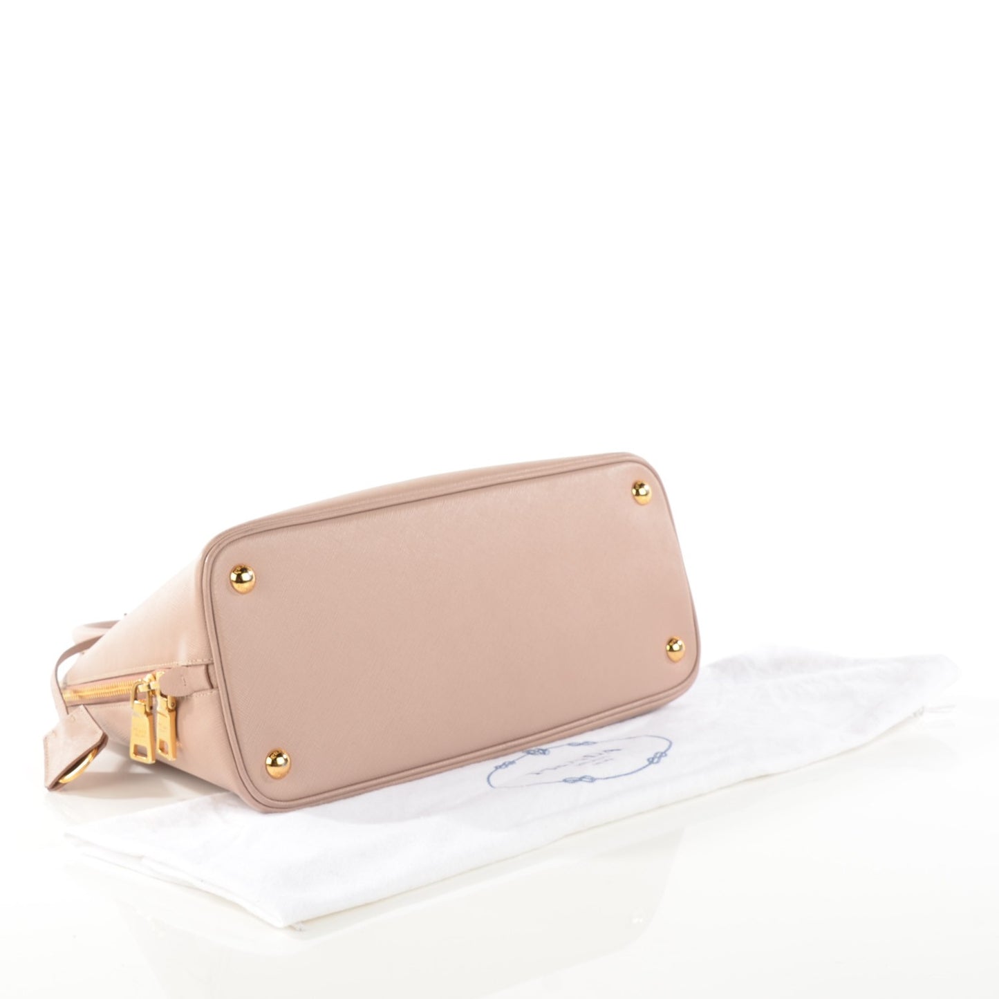 Saffiano Lux Medium Promenade Tote Cammeo