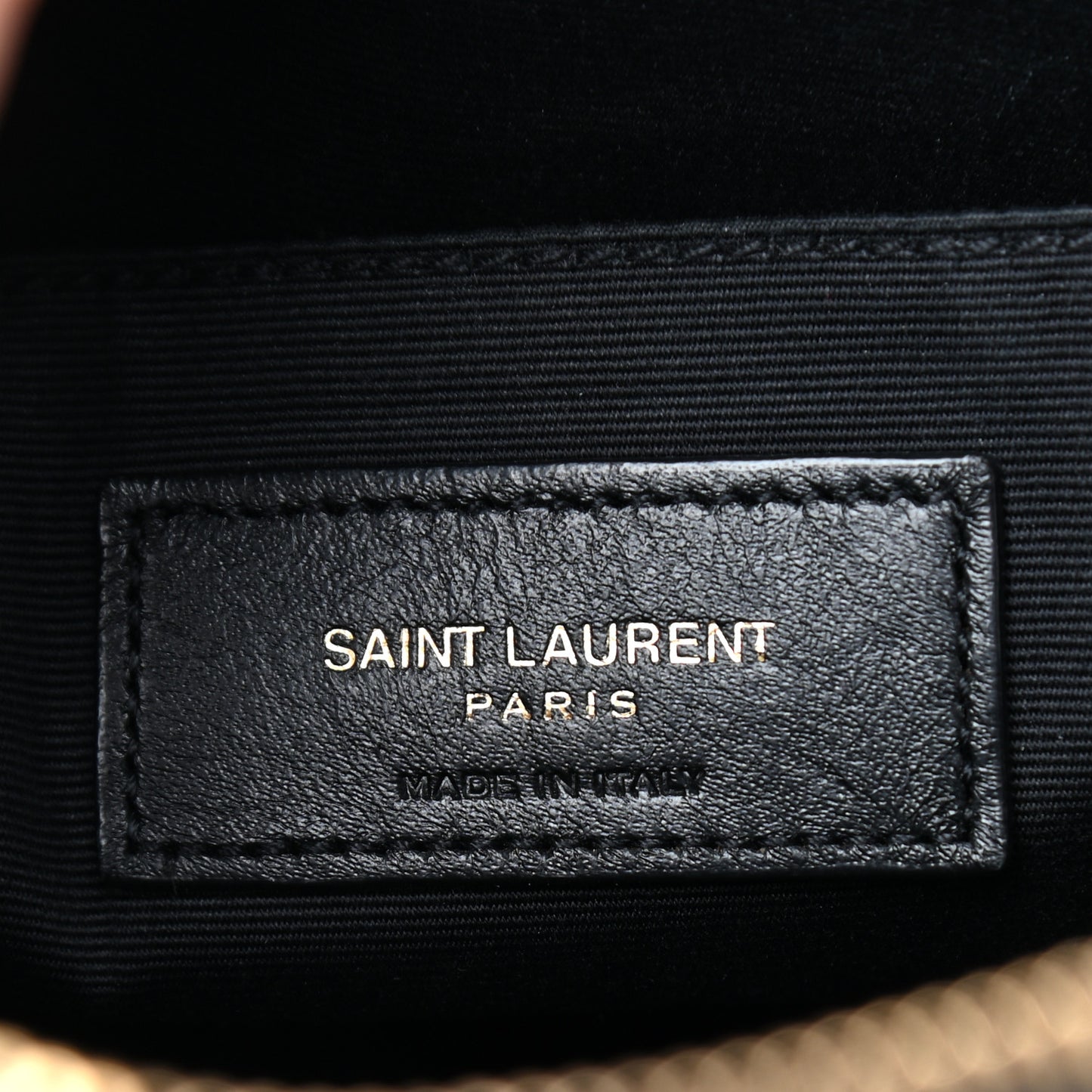 Calfskin Matelasse Monogram Lou Camera Bag Black