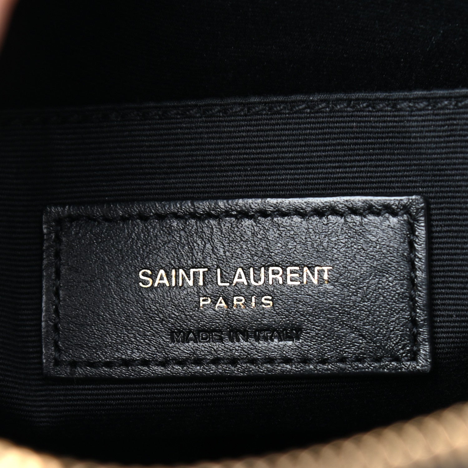 Saint Laurent Calfskin Matelasse Monogram Lou Camera Bag Black 5 of 8