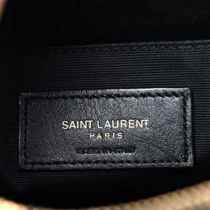 Saint Laurent Calfskin Matelasse Monogram Lou Camera Bag Black 5 of 8