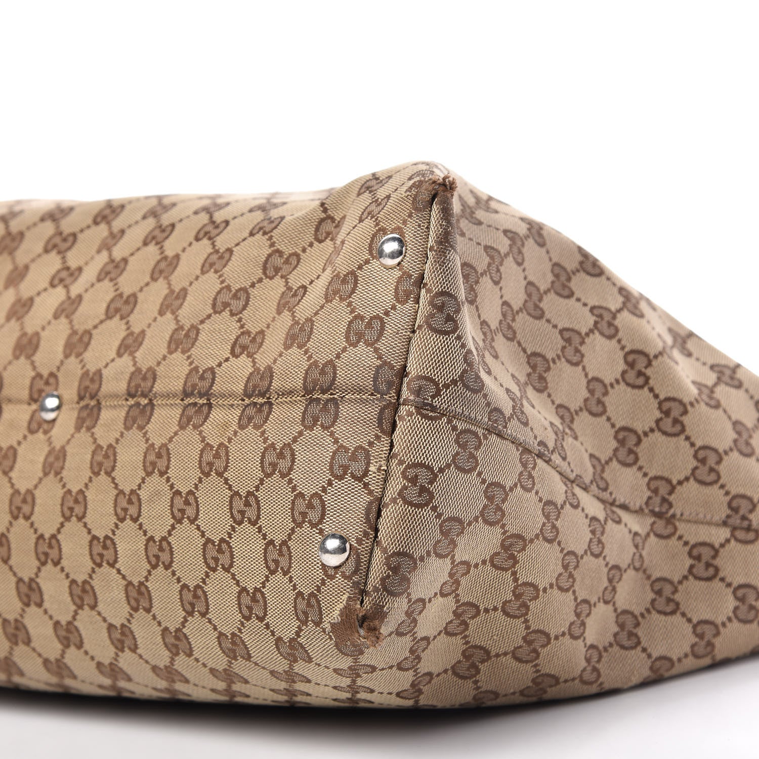 Gucci Monogram Medium Icon Bit Tote Dark Brown 7 of 14