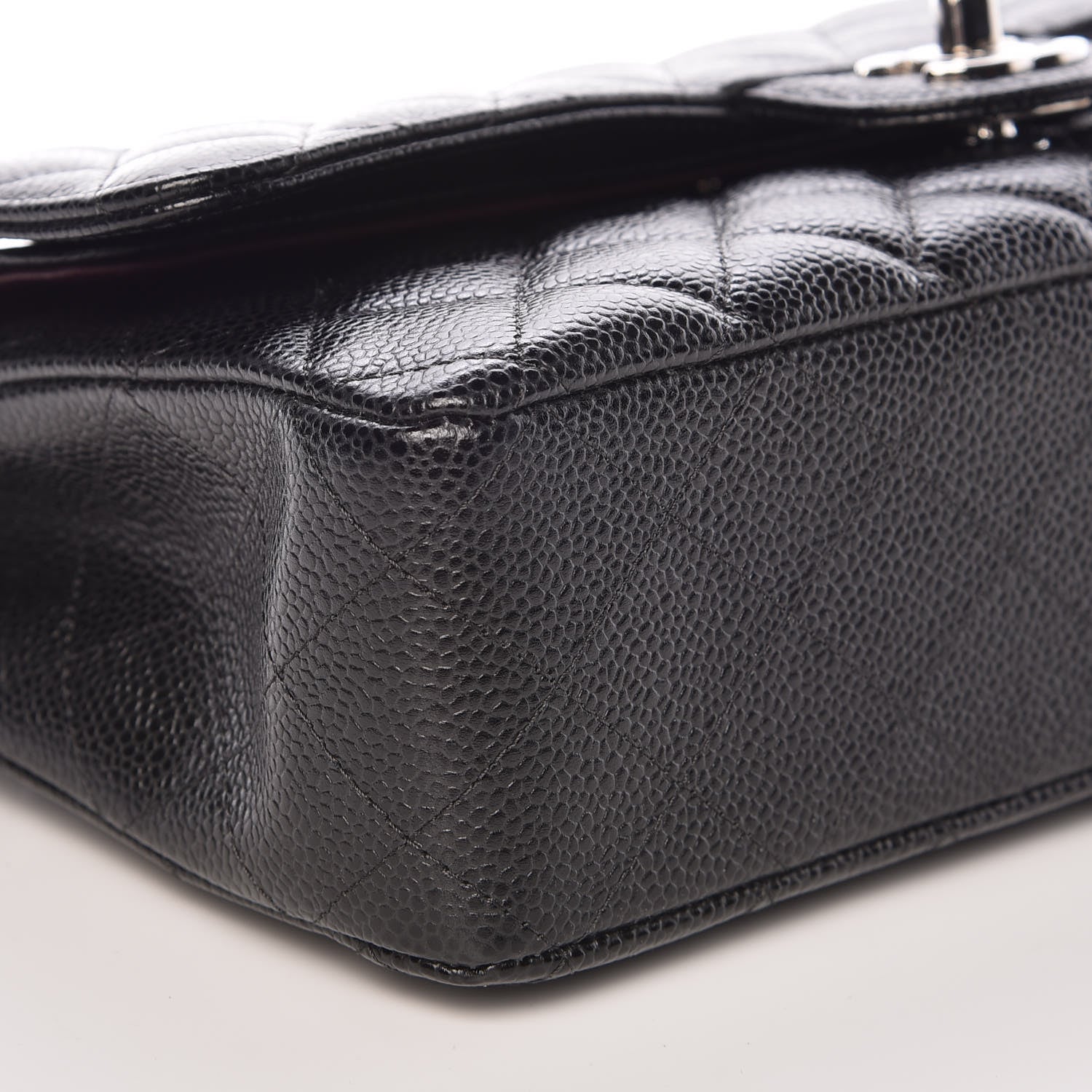 Chanel Caviar Quilted Medium Double Flap Black 8 of 9