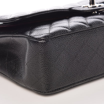 Chanel Caviar Quilted Medium Double Flap Black 8 of 9