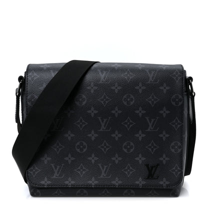 Louis Vuitton Monogram Eclipse District PM Black 1 of 8