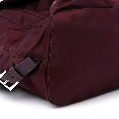 Prada Tessuto Nylon Vela Medium Backpack Bordeaux 8 of 14