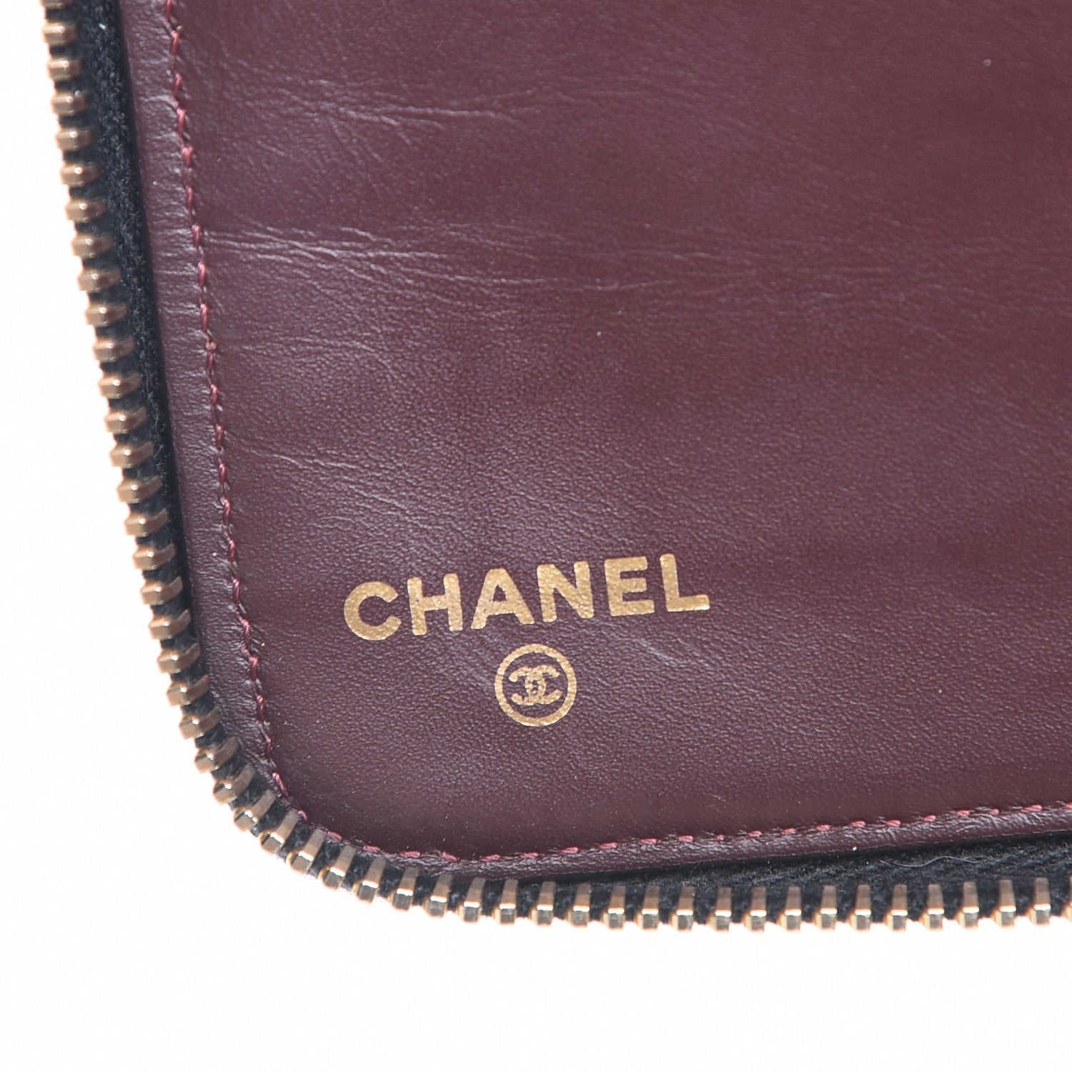 Chanel Caviar Quilted Large Zip Around Organizer Wallet Black 6 of 8