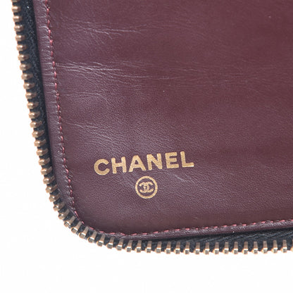 Chanel Caviar Quilted Large Zip Around Organizer Wallet Black 6 of 8